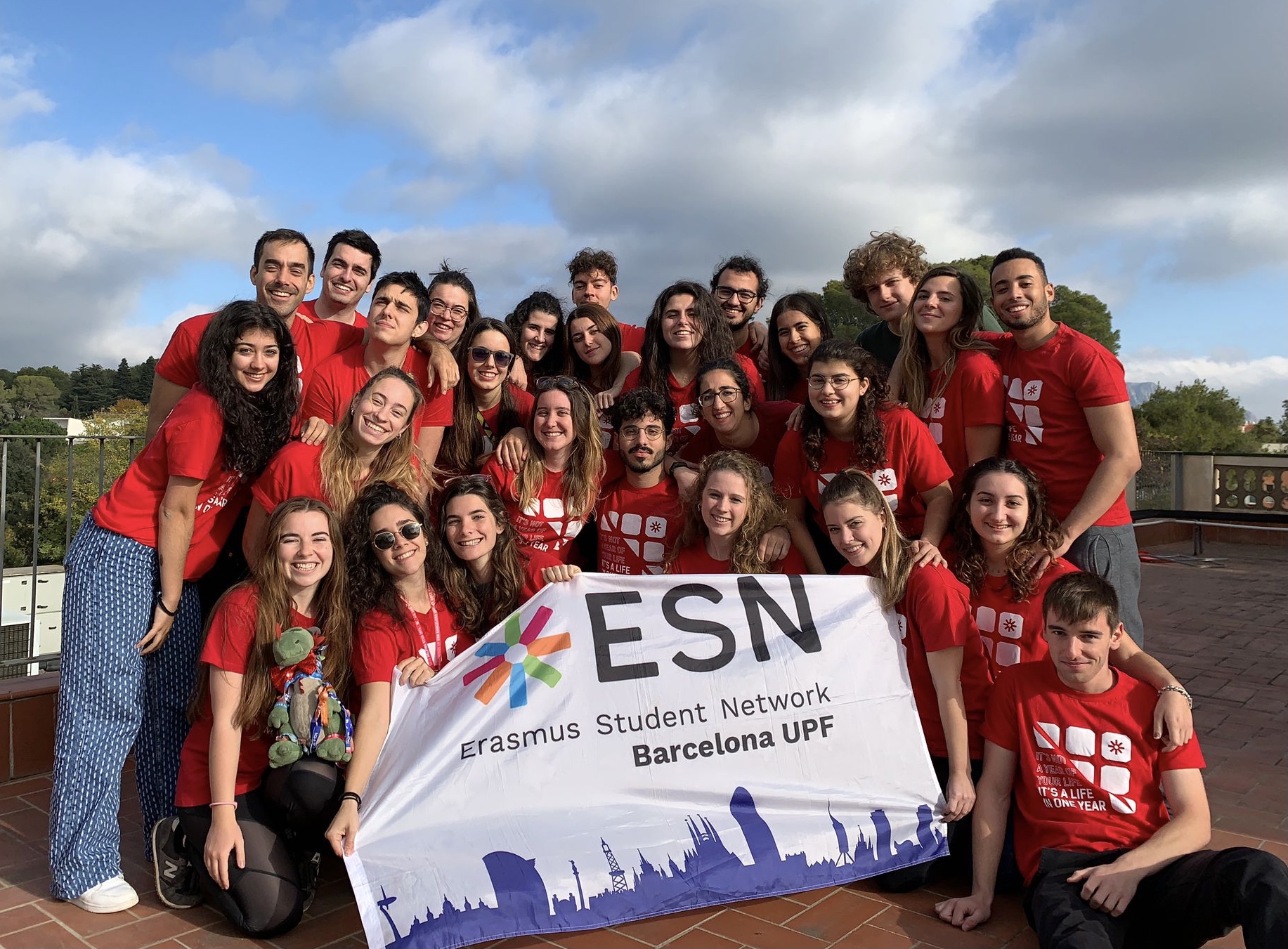 Volunteers of ESN Barcelona UPF